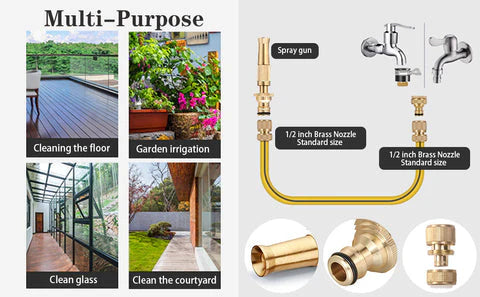 Brass High-Pressure Spray Nozzle