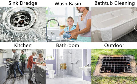 Hair Catching Drain Cleaner Wire (160cm / 5ft)