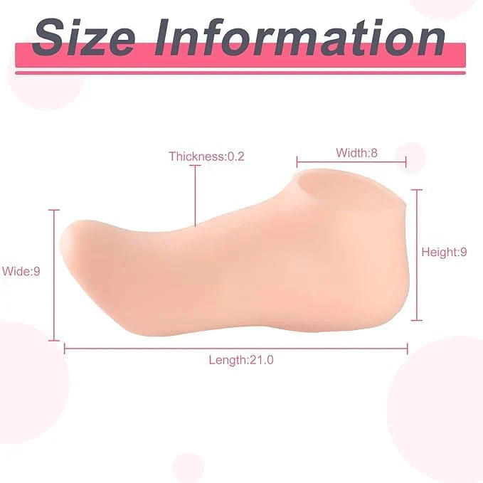 Silicone Moisturizing Gel Socks