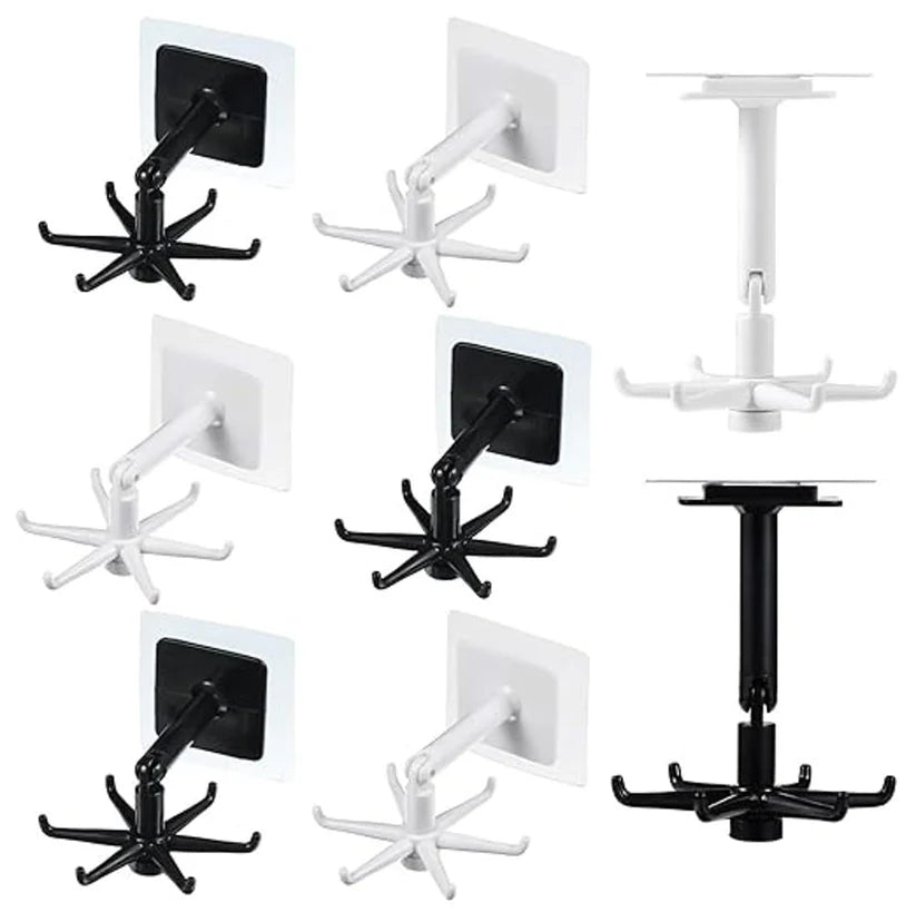 360° Rotating Wall Hook – Self-Adhesive