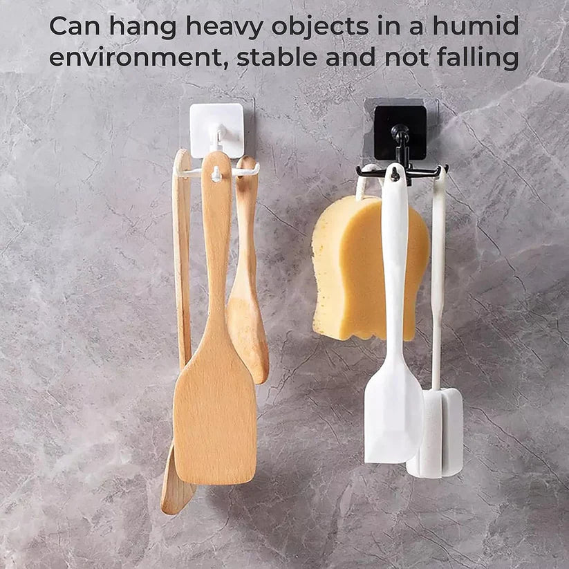 360° Rotating Wall Hook – Self-Adhesive