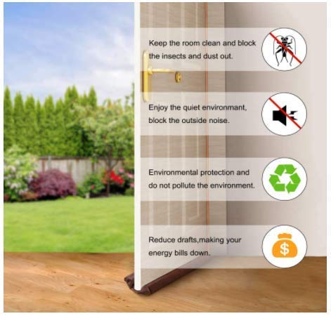 Door Bottom Sealing Strip Guard – 36”